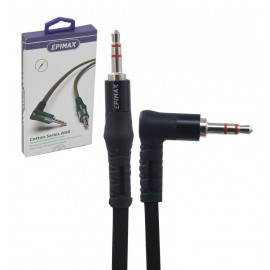 کابل 1 به 1 صدا (AUX) طول 1.2 متر سری90درجه اپیمکس (EPIMAX) مدل ES-71