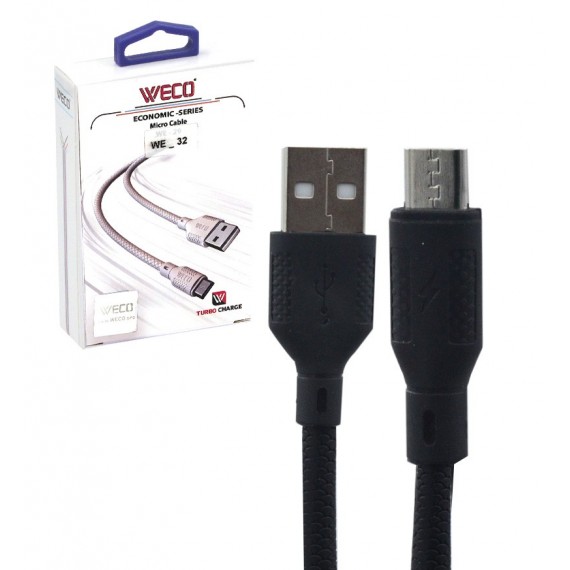 کابل تایپ سی (Type-C) طول 1 متر وکو (WECO) مدل WE-32