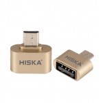 تبدیل OTG MICRO USB هیسکا (HISKA) مدل OT-02