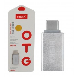 تبدیل Type-C به USB (OTG) هیسکا (HISKA) مدل OT-01