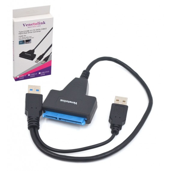 کابل USB3.0 TO SATA ونتولینک (Venetolink) مدل USB3.0 2223