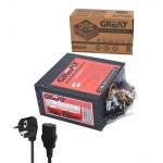 پاور کیس گریت (GREAT) مدل  فن 12*12 230W پکدار + کابل برق