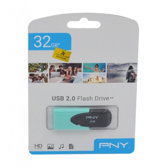 فلش پی ان وای (PNY) مدل دو رنگ USB2.0 32GB
