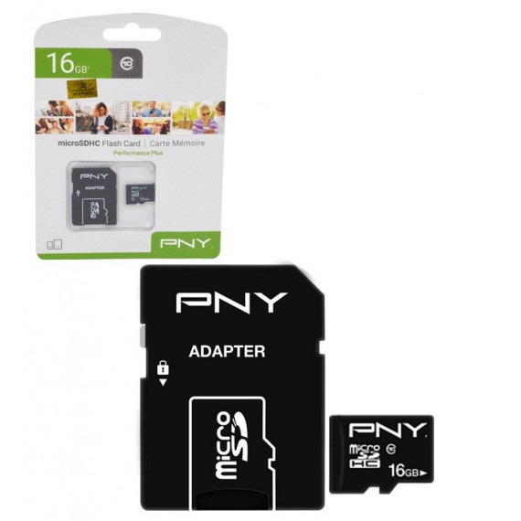 رم موبایل پی ان وای (PNY) مدل 16GB micro SDHC Performance plus
