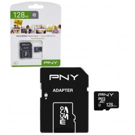 رم موبایل پی ان وای (PNY) مدل 128GB micro SDHC Performance plus