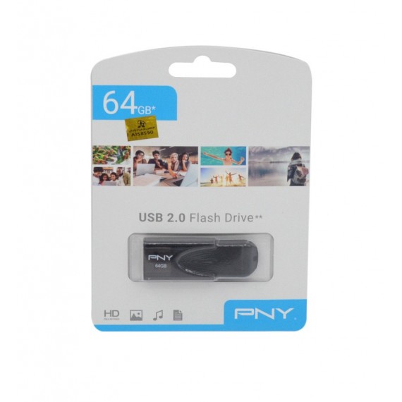 فلش پی ان وای (PNY) مدل 64GB FD64GATT4-EF USB2.0