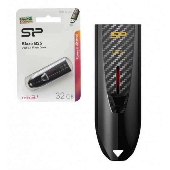 فلش Silicon Power مدل 32GB Blaze B25 USB 3.2