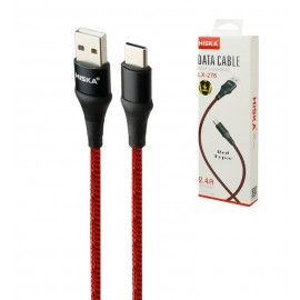 کابل تایپ سی (Type-C) هیسکا (HISKA) طول 1 متر مدل LX-276