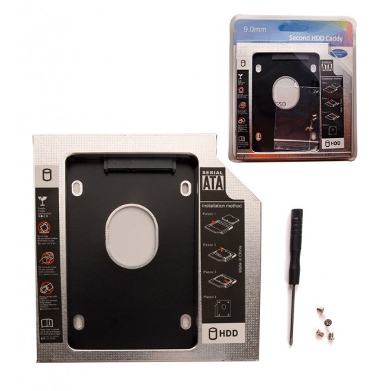 کدی هارد اینترنال اسلیم مدل Second HDD Caddy 9.0mm