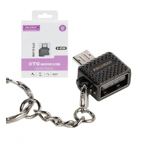تبدیل OTG MICRO USB کلومن (KOLUMAN) مدل K-OT09