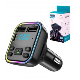 شارژر فندکی دو پورت + M3 Player مدل G38