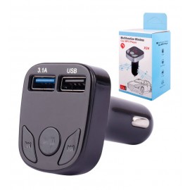 شارژر فندکی دو پورت + M3 Player مدل X24