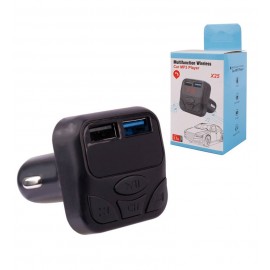 شارژر فندکی دو پورت + M3 Player مدل X25