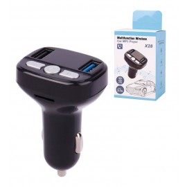 شارژر فندکی دو پورت + M3 Player مدل X28