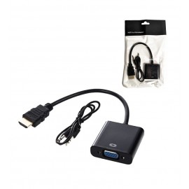 تبدیل HDMI TO VGA همراه کابل صدا