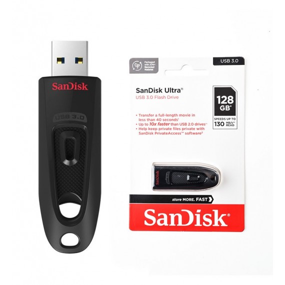فلش سن دیسک (SanDisk) مدل 128GB USB3.0 Ultra