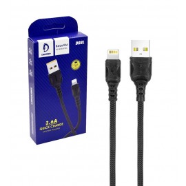 کابل آیفون (lightning) Denmen طول 1 متر مدل D08L