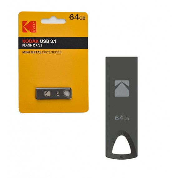 فلش KODAK مدل 64GB Mini Metal K803 USB 3.1 گارانتی M.I.T