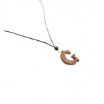 گردن آویز چوبی طرح حرف G کد 1023