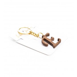 جاسوئیچی چوبی طرح حرف E کد 1002