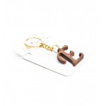 جاسوئیچی چوبی طرح حرف E کد 1002