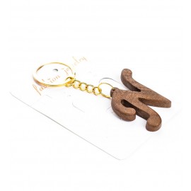 جاسوئیچی چوبی طرح حرف N کد 1006