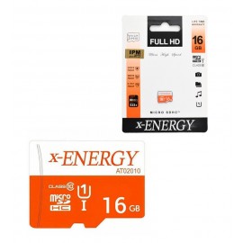 رم موبایل ایکس انرژی (x-ENERGY) مدل 16GB MicroSDHC AT02010 80MB/s 533X