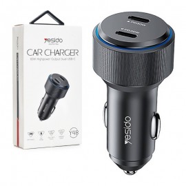 شارژر فندکی 60 وات دو پورت یسیدو (Yesido) مدل Y48