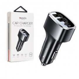شارژر فندکی 3 پورت یسیدو (Yesido) مدل Y47