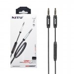 کابل 1 به 1 صدا (AUX) طول 1.5 متر نیتو (Nitu) مدل NT-AUX014