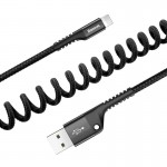 کابل آيفون (Lightning) فنری طول 1 متر BaseUS مدل CALSR-01