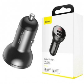 شارژر فندکی 2 پورت بیسوس (BaseUS) مدل (CCBX-0G) VCBXA-S