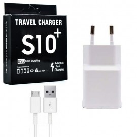 شارژر سامسونگ (Samsung) + کابل اندروید مدل S10+ EP-TA200