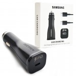 شارژر فندکی 2 پورت سامسونگ (Samsung) + کابل PD مدل EP-TA845XWCGCN