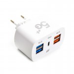 شارژر دیواری 5 پورت 5G Plus مدل PD+4U