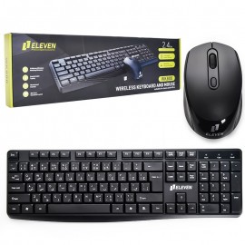 کیبورد و موس بی سیم الون (ELEVEN) مدل WK800