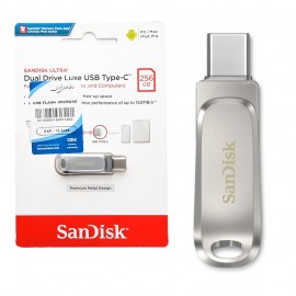فلش سن دیسک (SanDisk) مدل 256GB Dual Drive luxe USB3.1 Type-C