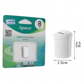 فلش Apacer مدل 8GB AH116 سفید