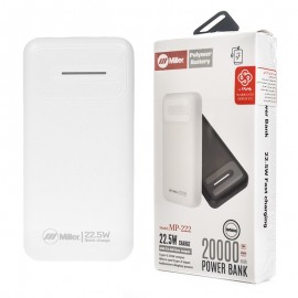 پاوربانک میلر (Miller) مدل MP-222 ظرفیت 20000mAh