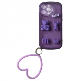 گارد عروسکی خرسی BABY حلقه دار مدل iPhone 11ProMax