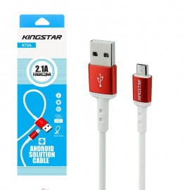 کابل اندروید (MicroUSB) کینگ استار (KINGSTAR) طول 1.1 متر مدل K72A
