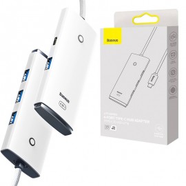 هاب و تبدیل تایپ سی (Type-C) بیسوس (Baseus) مدل BS-OH030 طرح WKQX030302