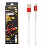 کابل آیفون (Lightning) سیبراتون (Sibraton) طول 2 متر مدل S325i