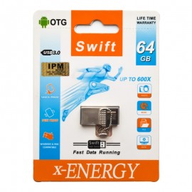 فلش OTG ایکس انرژی (X-Energy) مدل 64GB Swift 600X USB 3.0