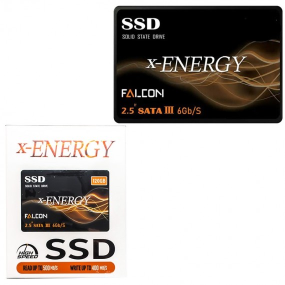 هارد SSD اینترنال ایکس انرژی (x-ENERGY) مدل FALCON ظرفیت 120GB