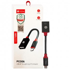 کابل تبدیل یو اس بی به آیفون (USB to Lightning) پرووان (ProOne) مدل PCO06