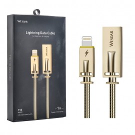 کابل آیفون (lightning) وسدار (WESDAR) طول 1 متر مدل T18