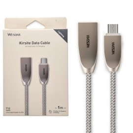 کابل آیفون (lightning) وسدار (WESDAR) طول 1 متر مدل T10