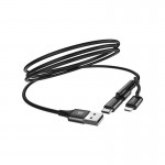 کابل 3 سر اندروید تایپ سی آیفون بیسوس (BaseUS) مدل CA3IN1-ZY01
