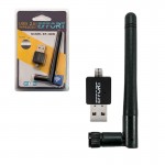 دانگل wifi شبکه USB آنتن کوتاه ایفورت (EFFORT) مدل EF-300B